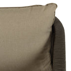 Celestin - Salon De Jardin 4 Places - Vert/Gris/Marron