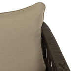 Celestin - Salon De Jardin 4 Places - Vert/Gris/Marron