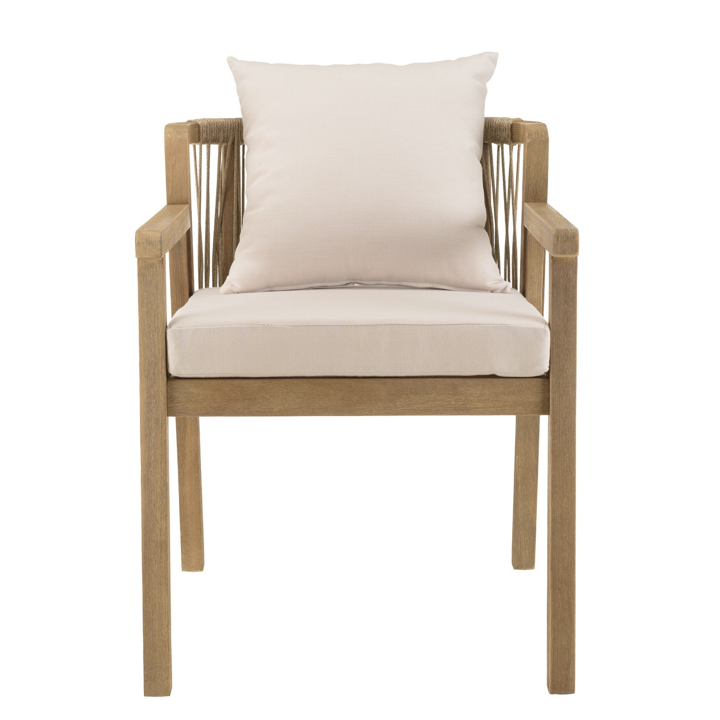 Celestin - Salon De Jardin 6/8 Pers - Beige/Gris/Marron