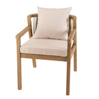 Celestin - Salon De Jardin 6/8 Pers - Beige/Gris/Marron