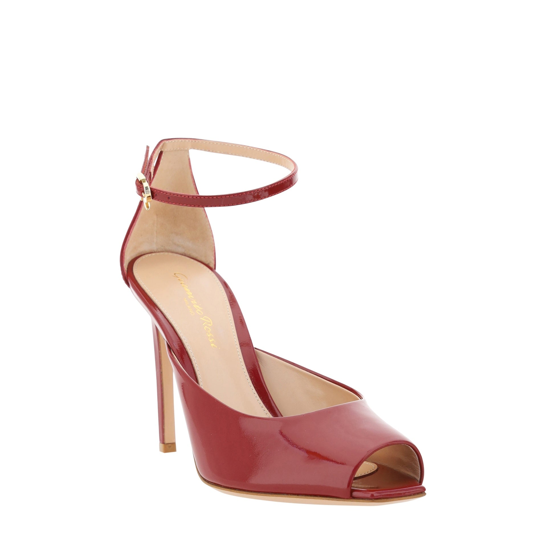 Escarpins - Gianvito Rossi Nuit 95 Glossed-Leather - Red