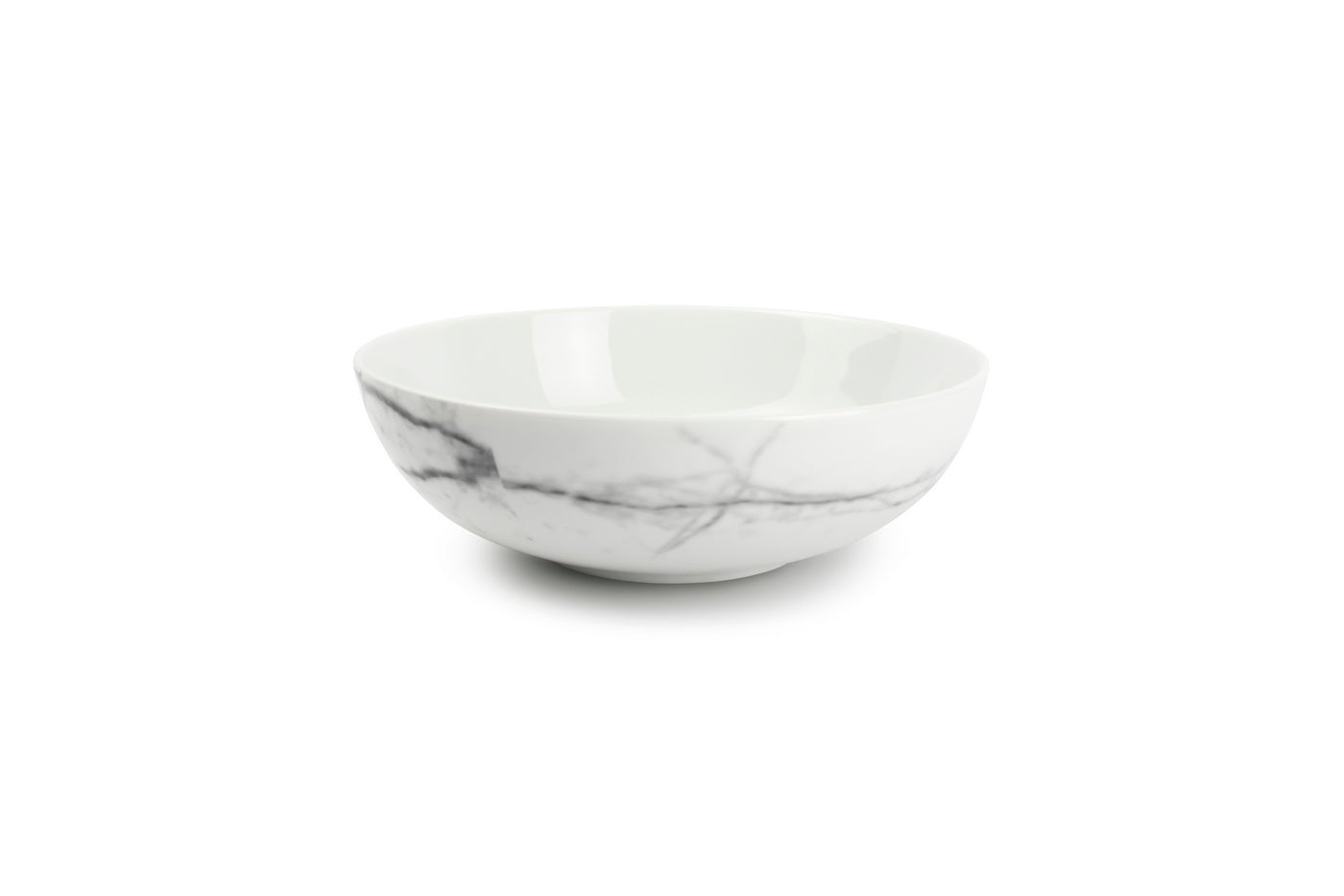 Stone - Set De 4 Bols Marble - Porcelaine - Blanc