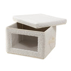 Boîte De Rangement - Tissu - Écru