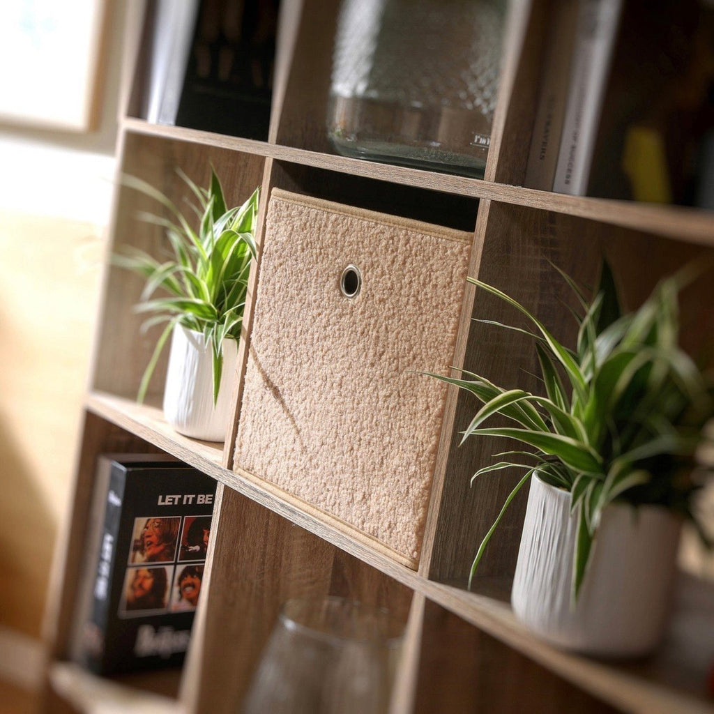 Cube Pliable - Tissu - Beige