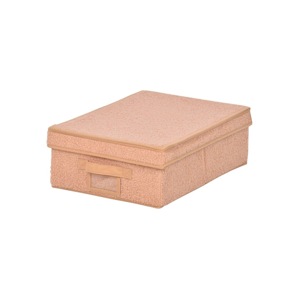 Boîte De Rangement - Tissu - Beige