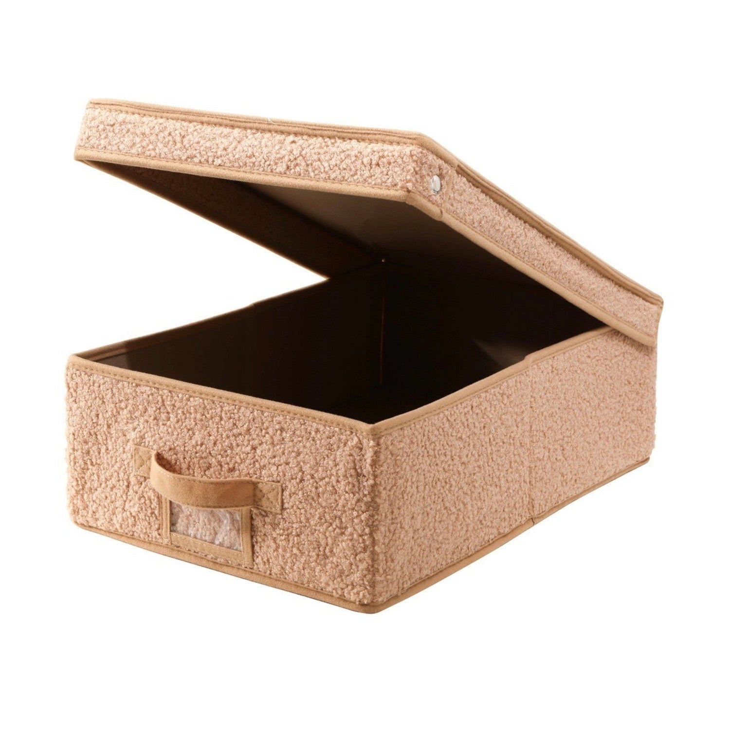 Boîte De Rangement - Tissu - Beige