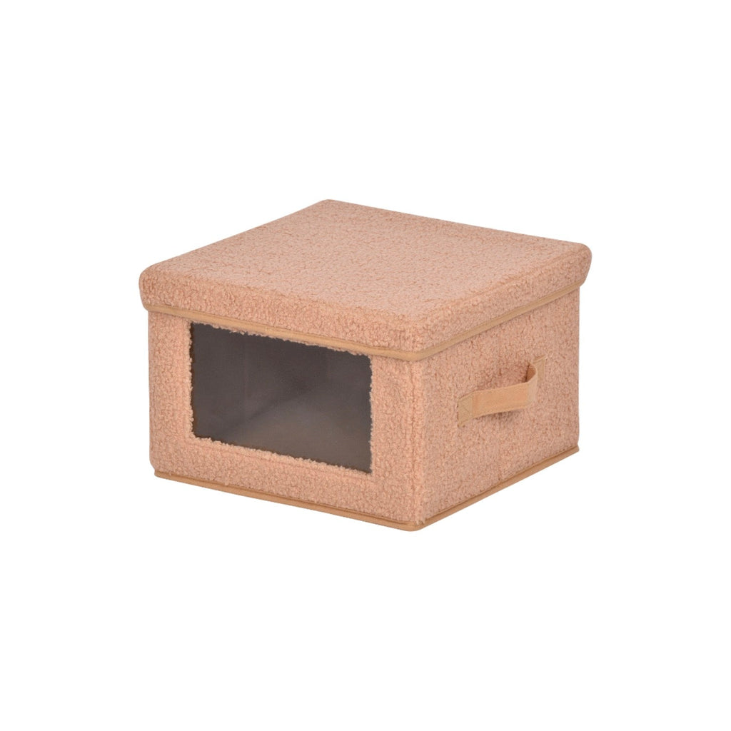 Boîte De Rangement - Tissu - Beige
