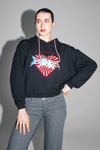 Le Sweatshirt A  Capuche Kira Soul Mate En Coton Organique Fabriqué Au Portugal