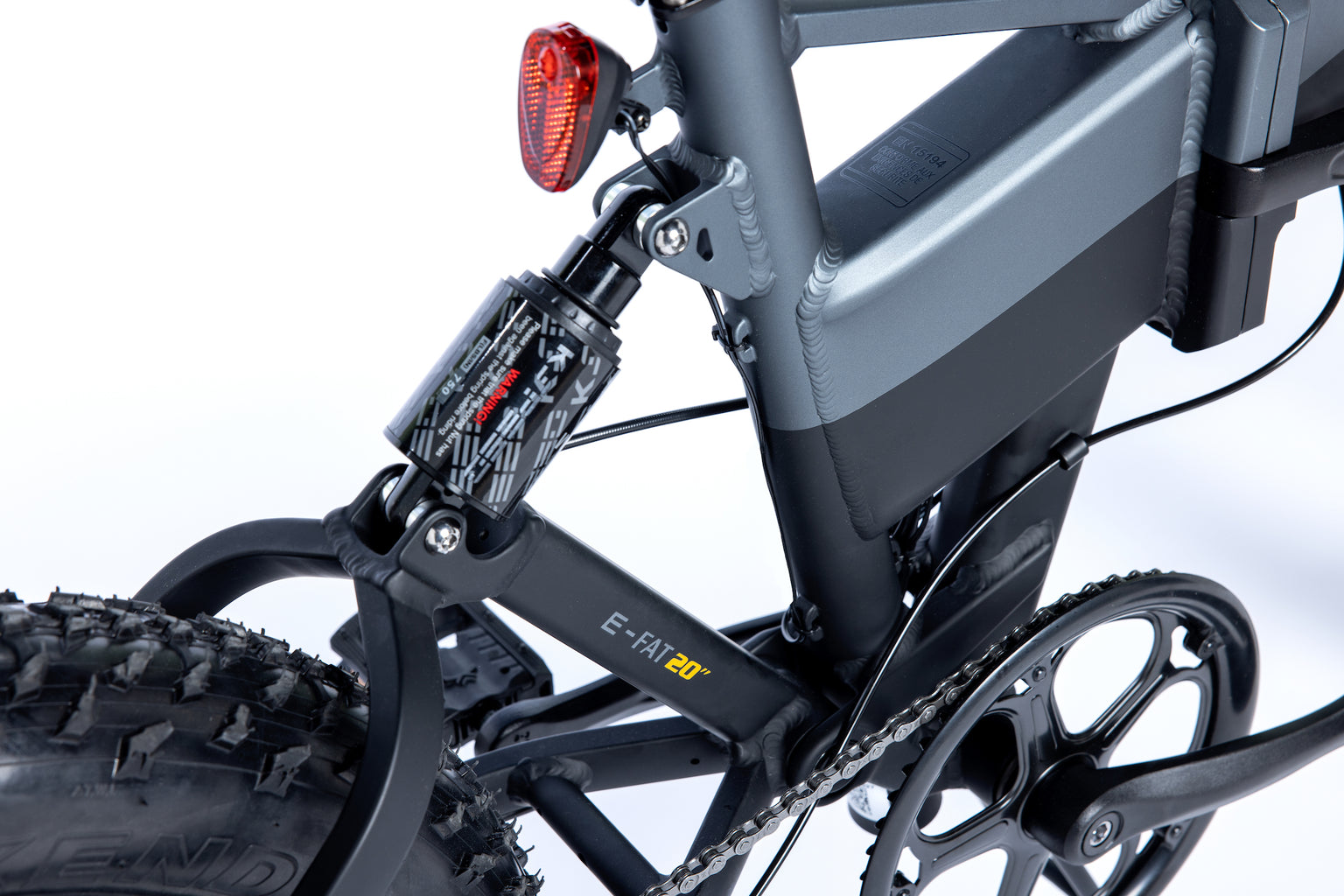 Vélo Électrique Fat 20 Pro - Gris