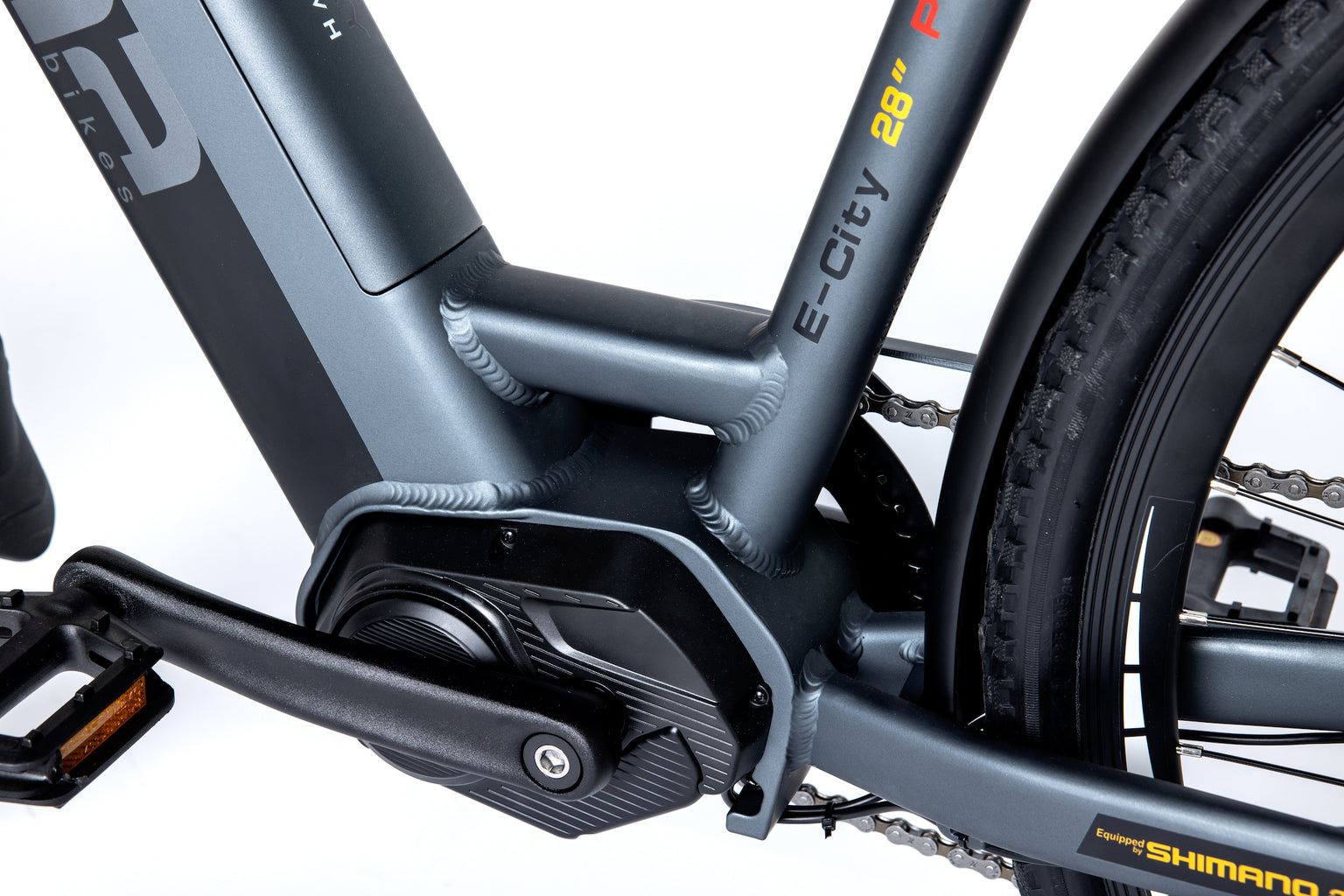 Vélo Électrique 28 Pro Moteur Central - Gris