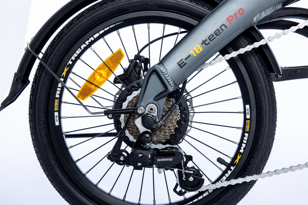 Vélo Électrique E18 Teen - Gris