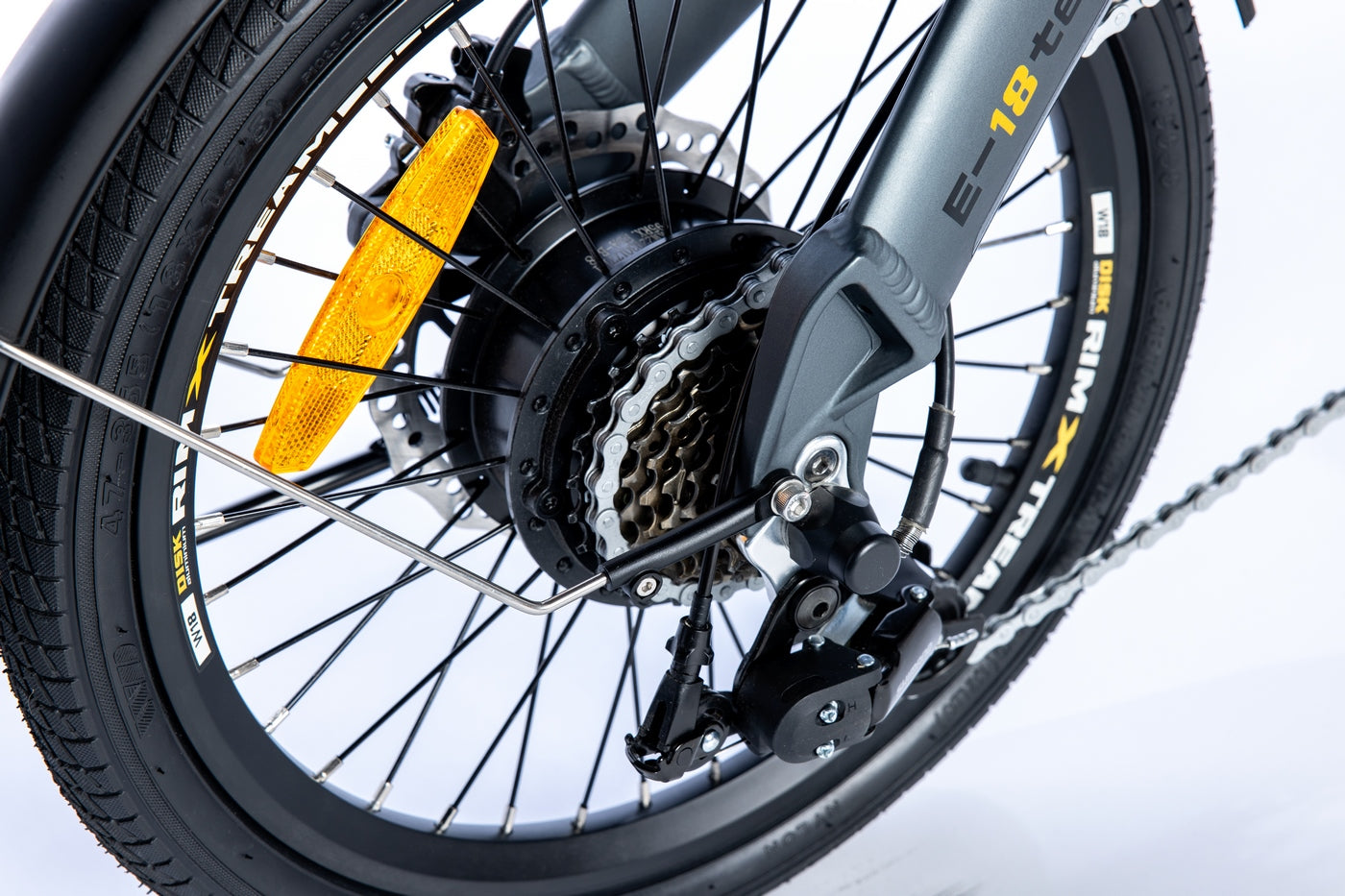 Vélo Électrique E18 Teen - Gris