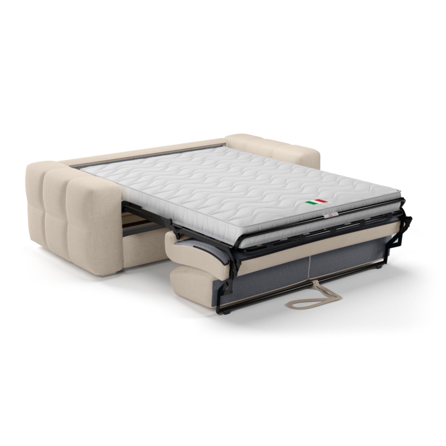 Cameron - Canapé 3 Places Convertible Ouverture Express - Tissu