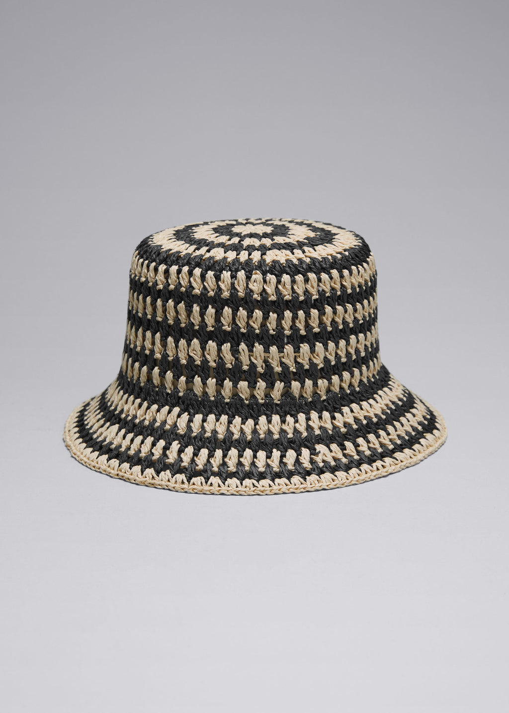 Chapeau De Paille Rayé La Phoebe - Noir