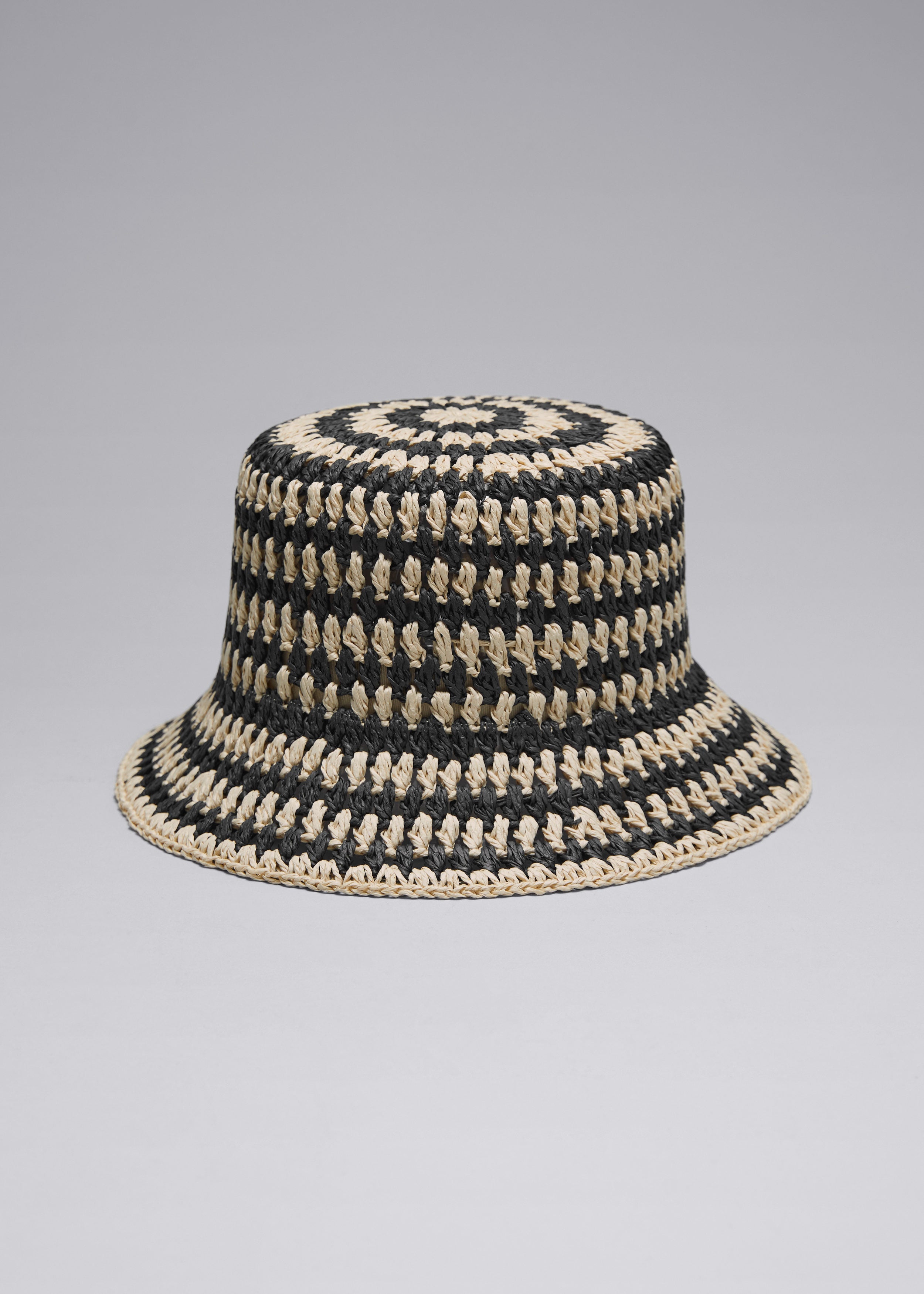 Chapeau De Paille Rayé La Phoebe - Noir