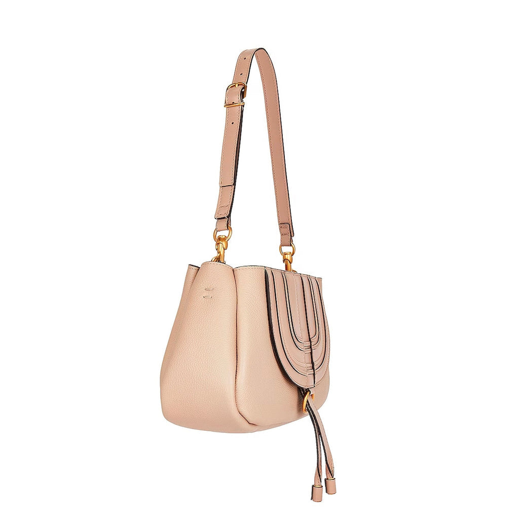 Chloe' Marcie Shoulder Bag - Beige - Femme