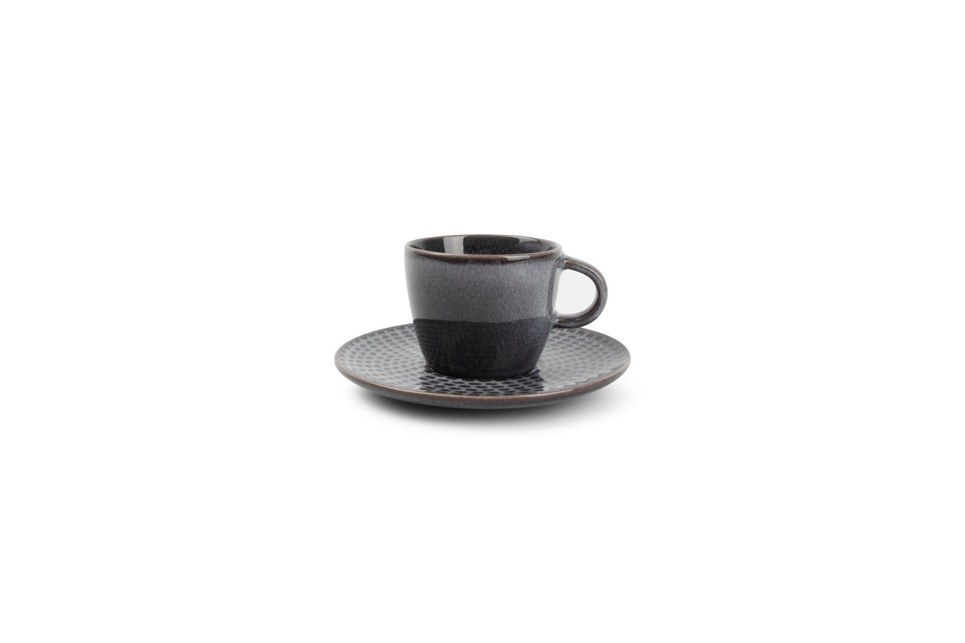 Stitch - Set De 4 Tasses À Moka - Grès - Gris