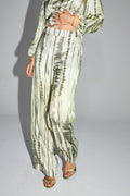 Le Pantalon Aurora Imprimé Classy Tie And Dye Fabriqué En Italie