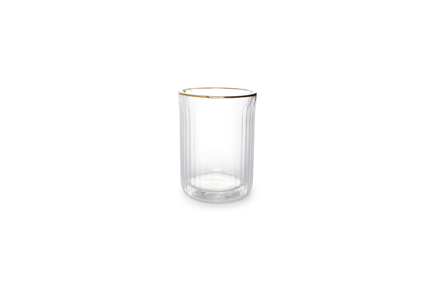 Rome - Set De 2 Tasses Double Paroi - Verre Borosilicaté - Transparent