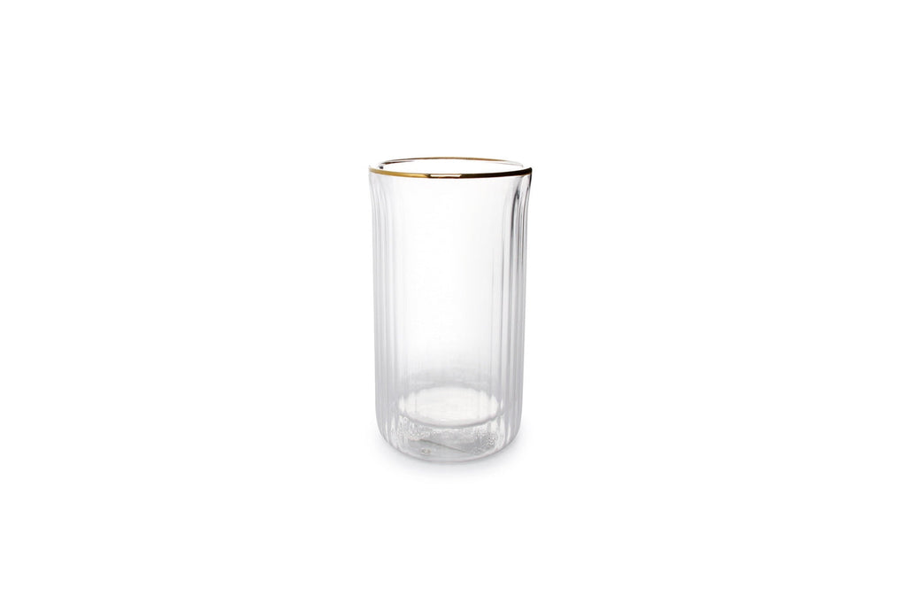 Rome - Set De 2 Chopes Double Paroi - Verre Borosilicaté - Transparent