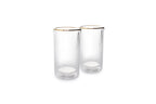 Rome - Set De 2 Chopes Double Paroi - Verre Borosilicaté - Transparent