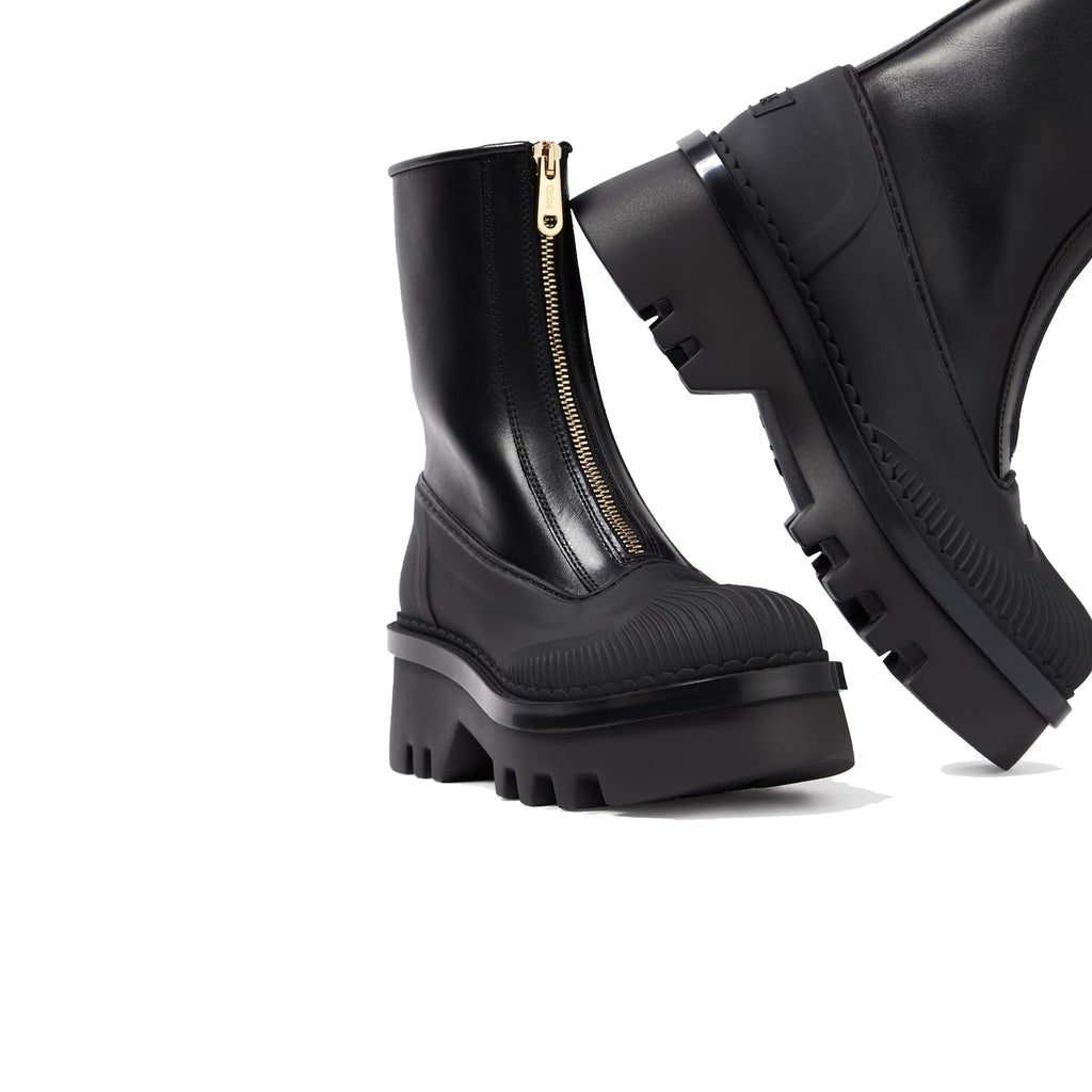 Bottes Chloé Raina Leather - Black - Femme