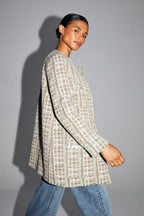 La Veste Toulouse En Tweed Recyclé Arc En Ciel Fabriquée En Italie