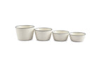 Nero - Set De 4 Bols - Porcelaine - Blanc