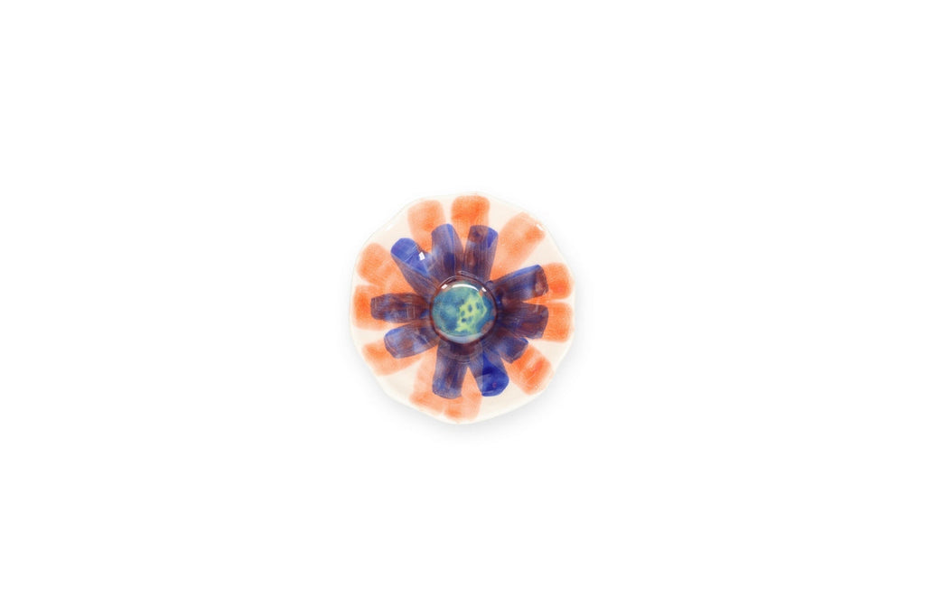 Fleur - Set De 4 Bols - Grès - Blanc/Vert