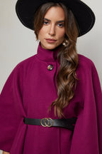 Manteau 8549 - Prune