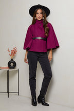 Manteau 8549 - Prune