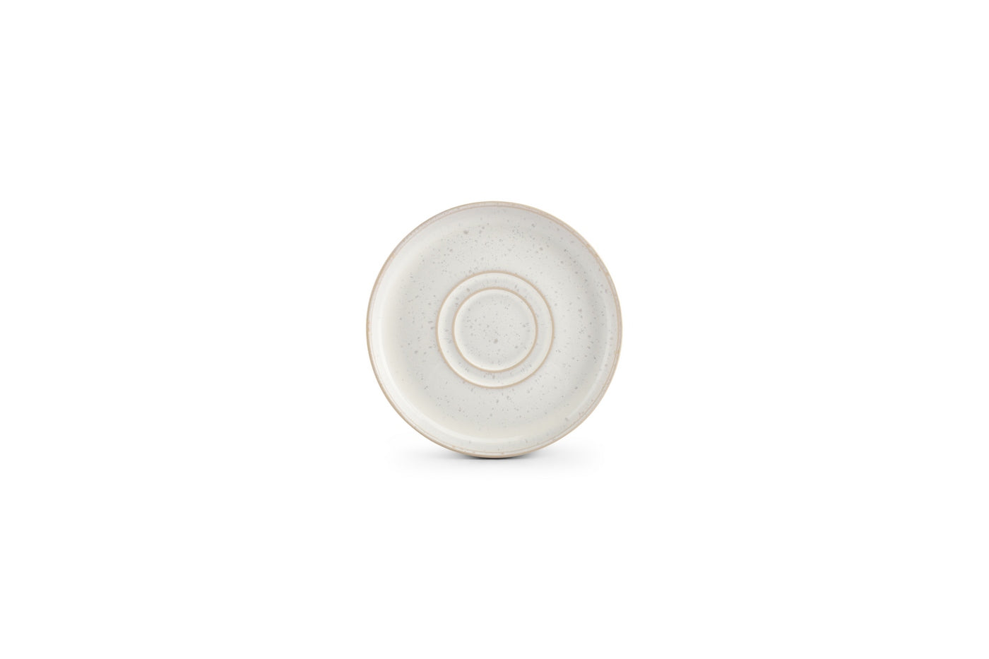 Curvy - Set De 4 Soucoupes - Grès - Perle