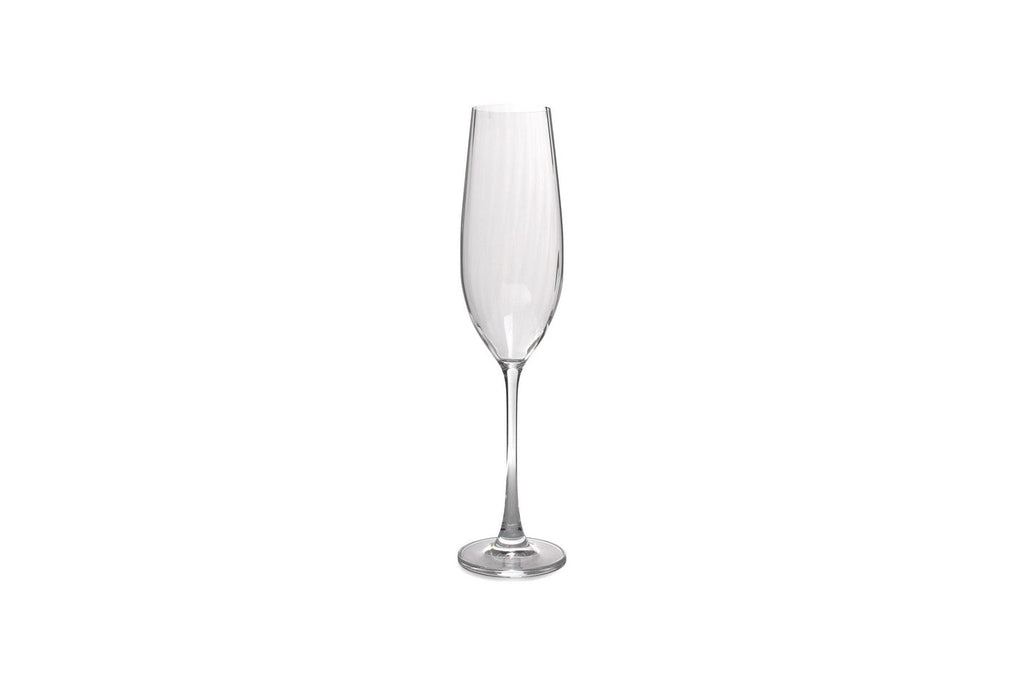 Saga - Set De 4 Verres À Champagne - Crystalline Glass - Transparent