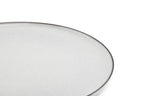 Fina - Set De 4 Assiettes Plates - Grès - Blanc/Gris