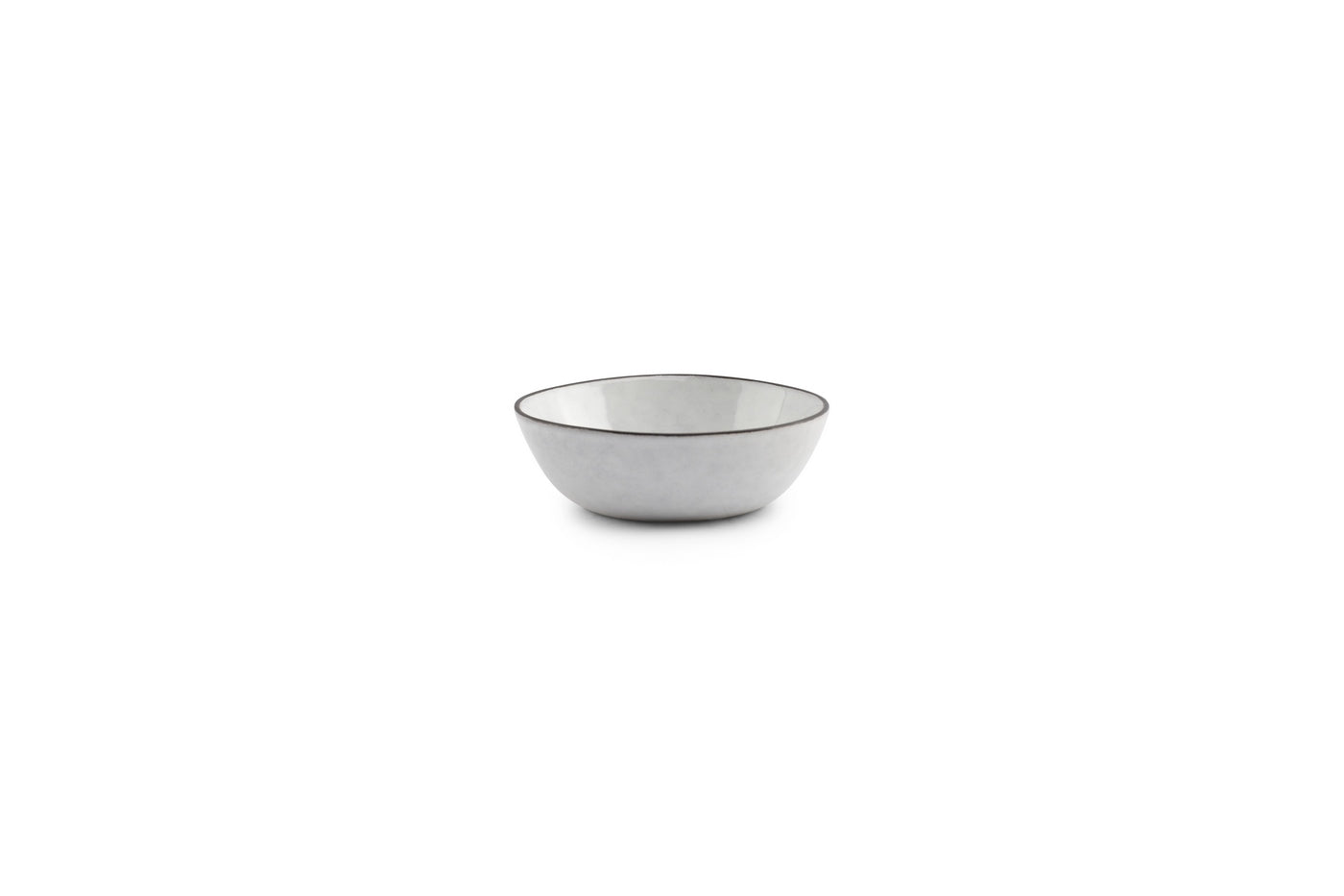 Fina - Set De 4 Bols - Grès - Blanc/Gris