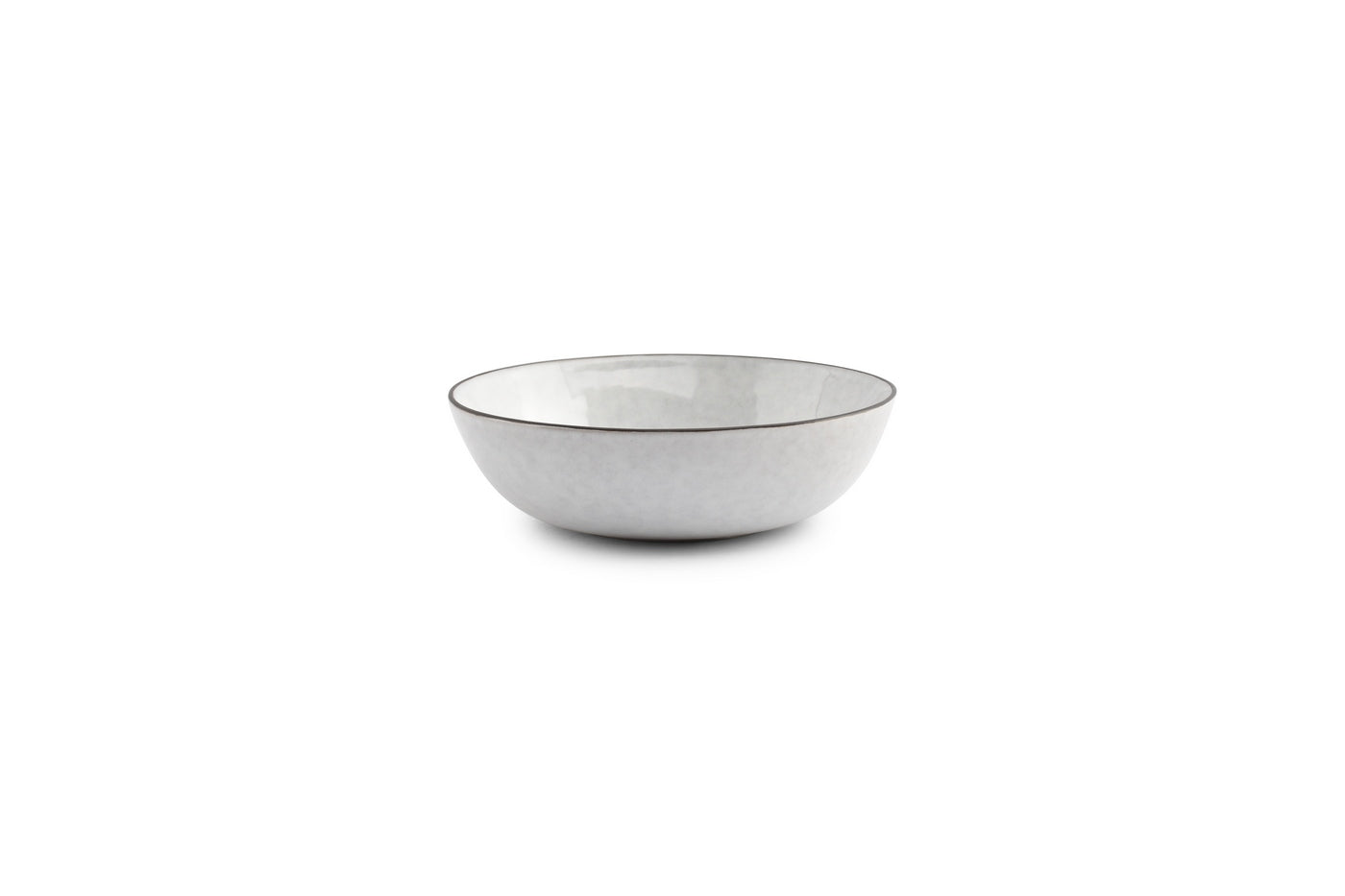 Fina - Set De 4 Bols - Grès - Blanc/Gris