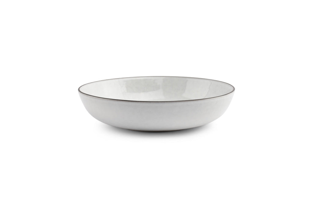 Fina - Set De 4 Bols - Grès - Blanc/Gris