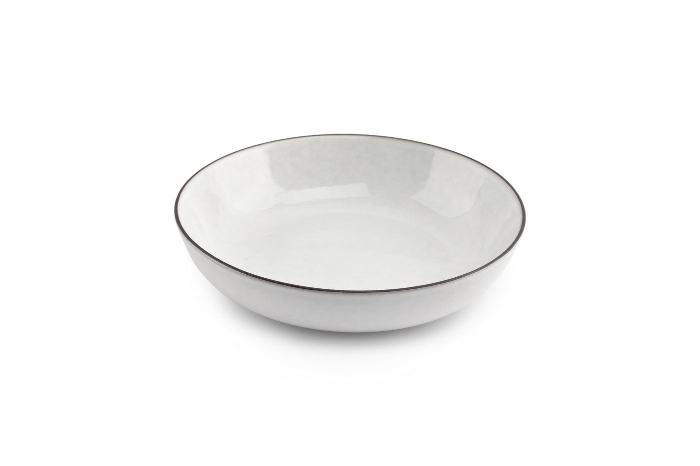 Fina - Set De 4 Bols - Grès - Blanc/Gris