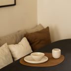 Mochi - Set De 4 Petites Assiettes Plates - Grès - Beige