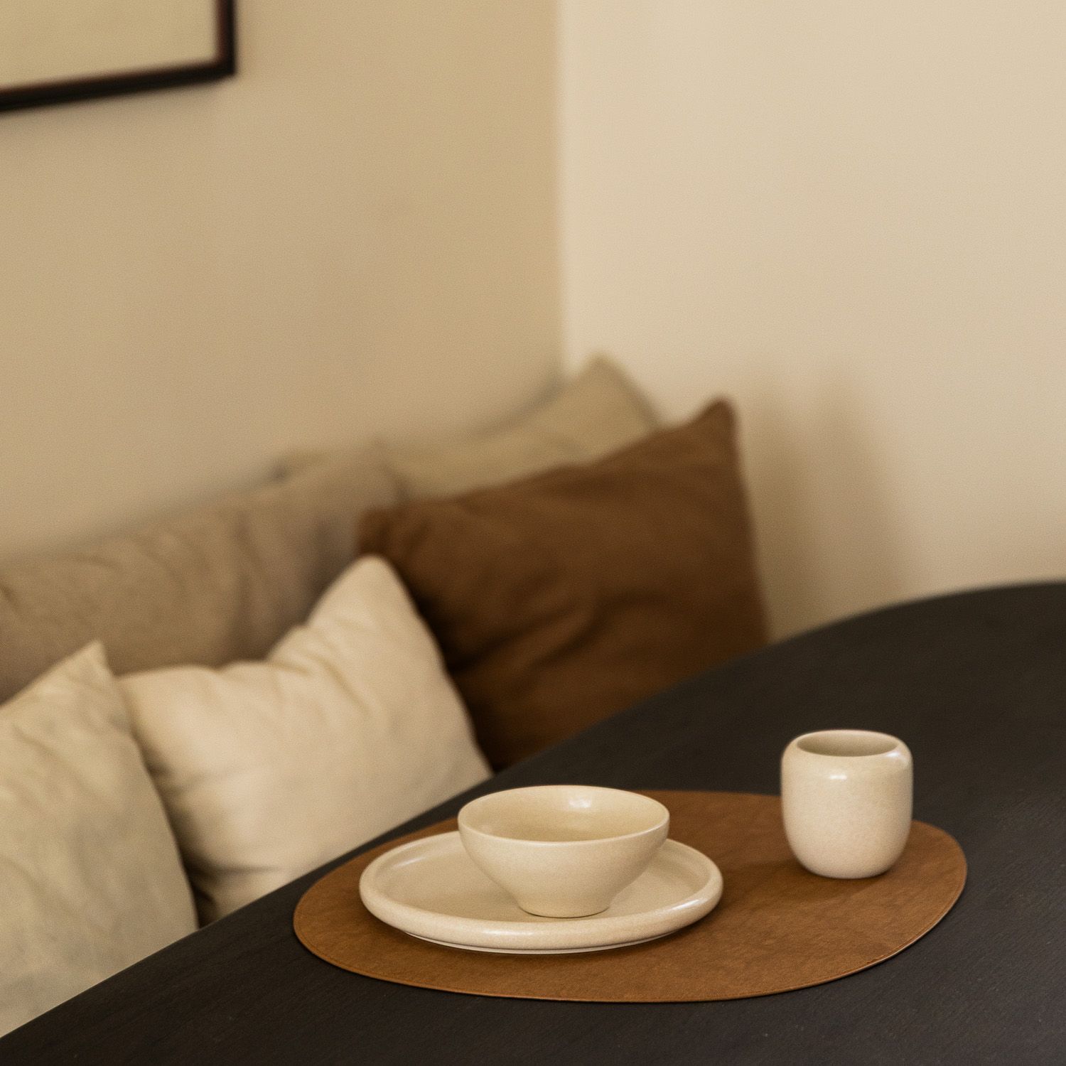 Mochi - Set De 4 Tasses - Grès - Beige