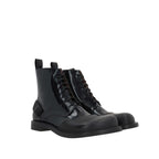 Bottes Loewe Leather Lace-Up - Black - Homme