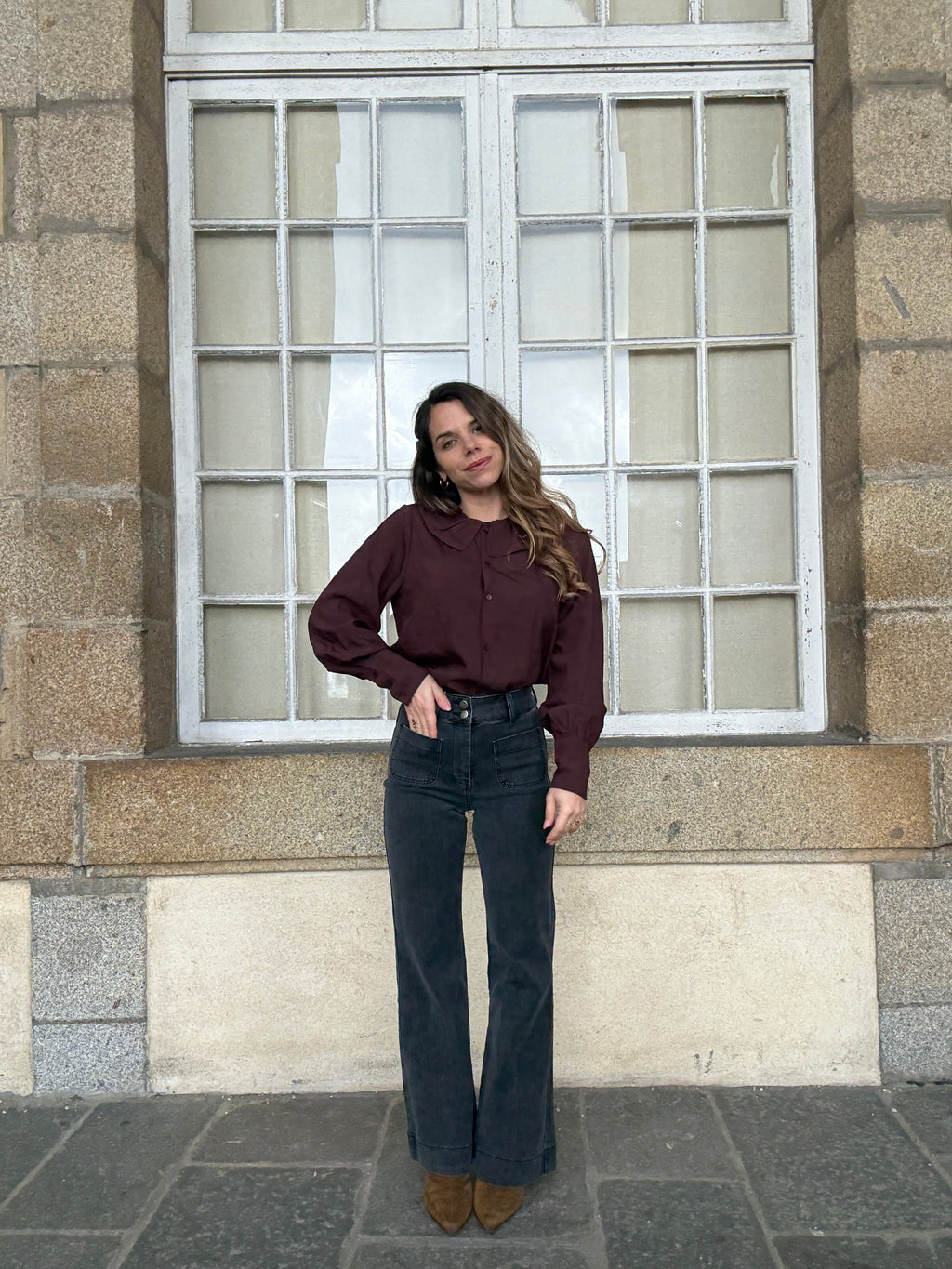 Chemise Bordeaux Alice