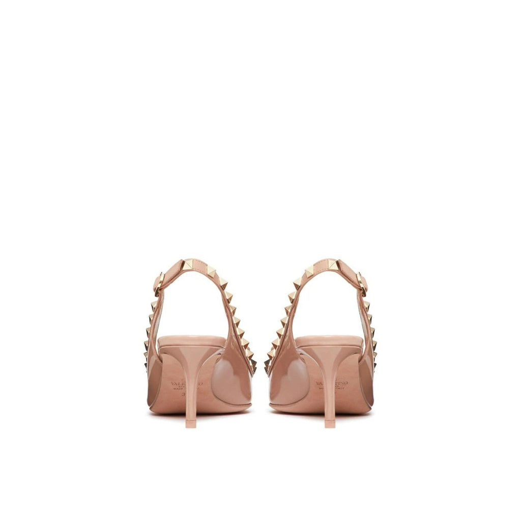 Escarpins Valentino Garavani Leather Slingback - Nude - Femme
