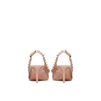 Escarpins Valentino Garavani Leather Slingback - Nude - Femme
