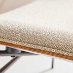 Aurel - Fauteuil - Tissu - Écru