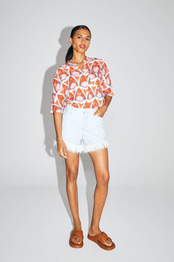 Le Short Denim Bradley Acid Blue Fabriqué Au Portugal