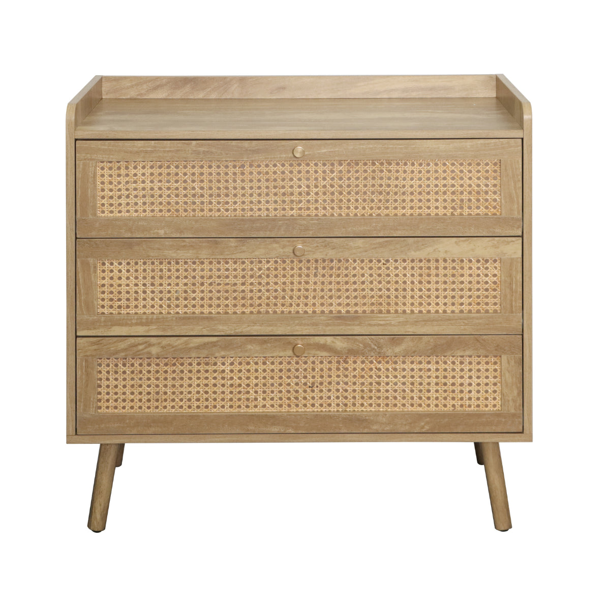 Palmo - Commode 3 Tiroirs - Rotin Naturel