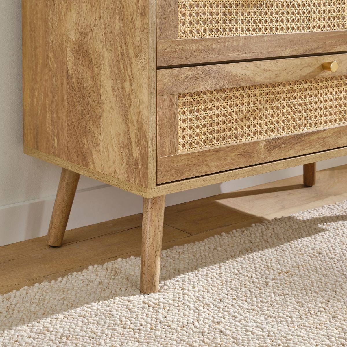 Palmo - Commode 3 Tiroirs - Rotin Naturel