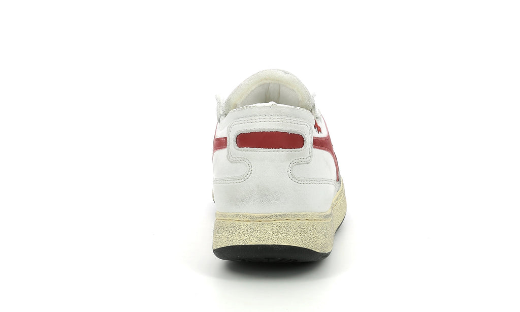 Diadora - Sneakers Bas - Mi Basket Row C - White/Garnet