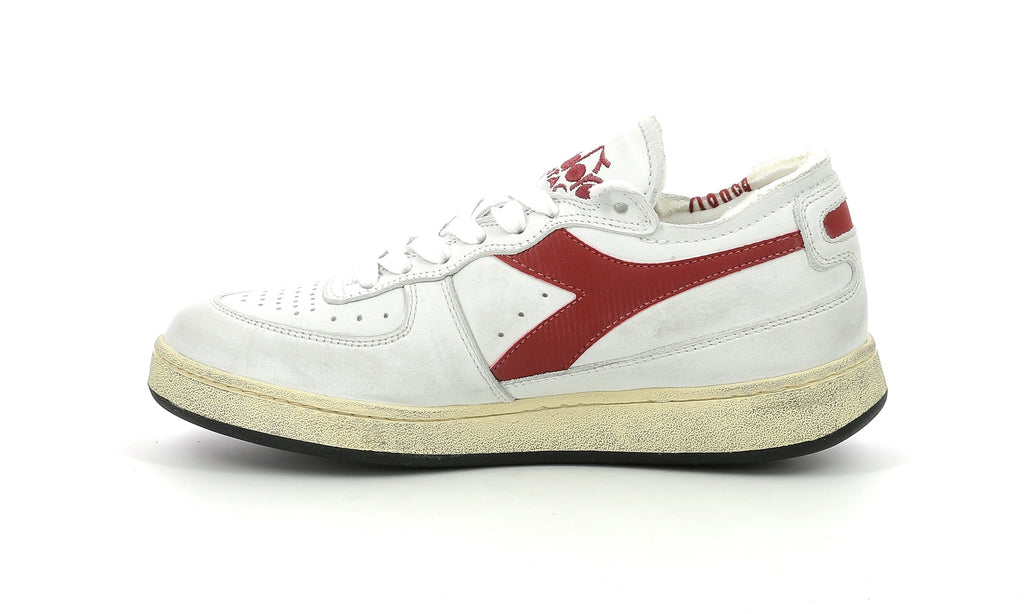 Diadora - Sneakers Bas - Mi Basket Row C - White/Garnet